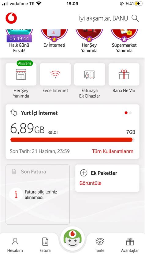 Vodafone faturalıya geçiş
